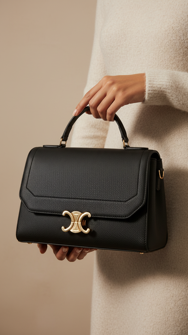 Black Formal Hand Bag For Women P55889