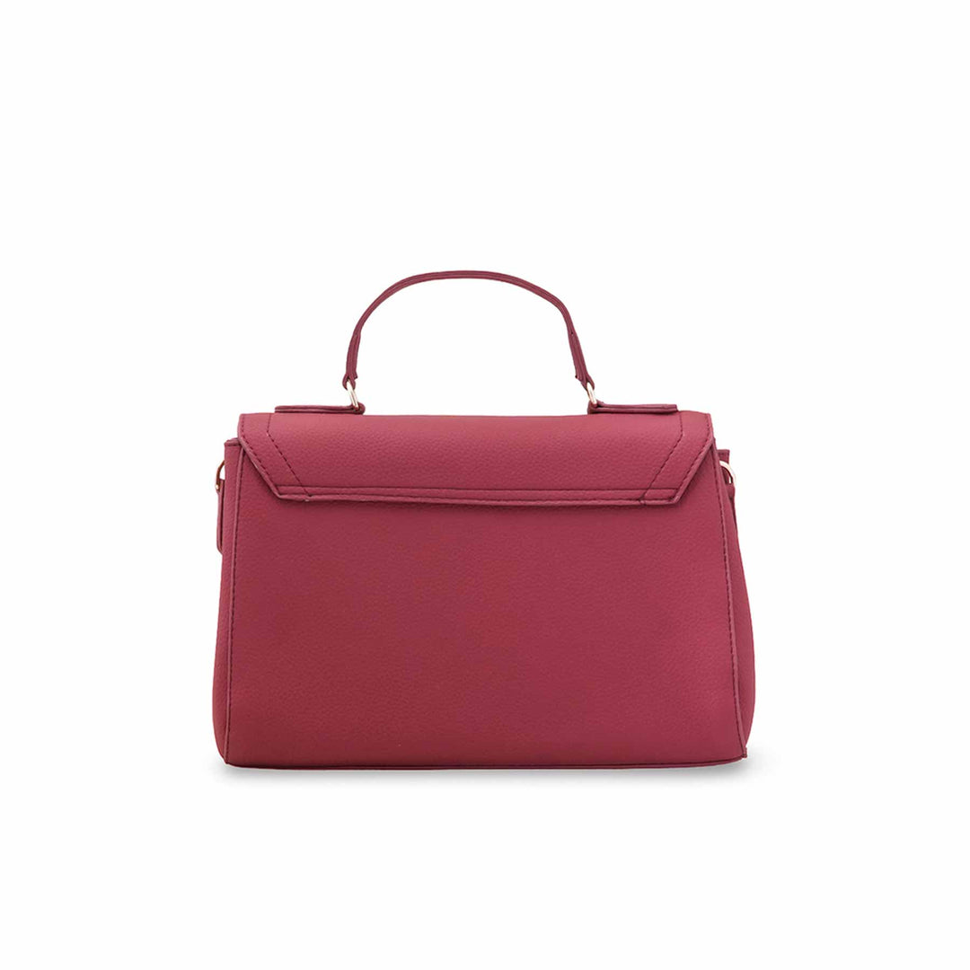 Maroon Formal Hand Bag For Women P55889