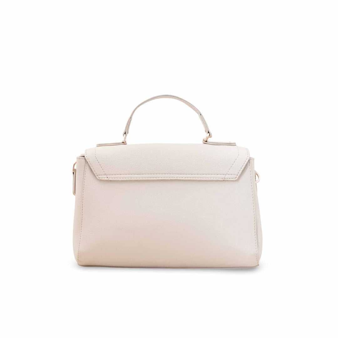 Beige Formal Hand Bag For Women P55889