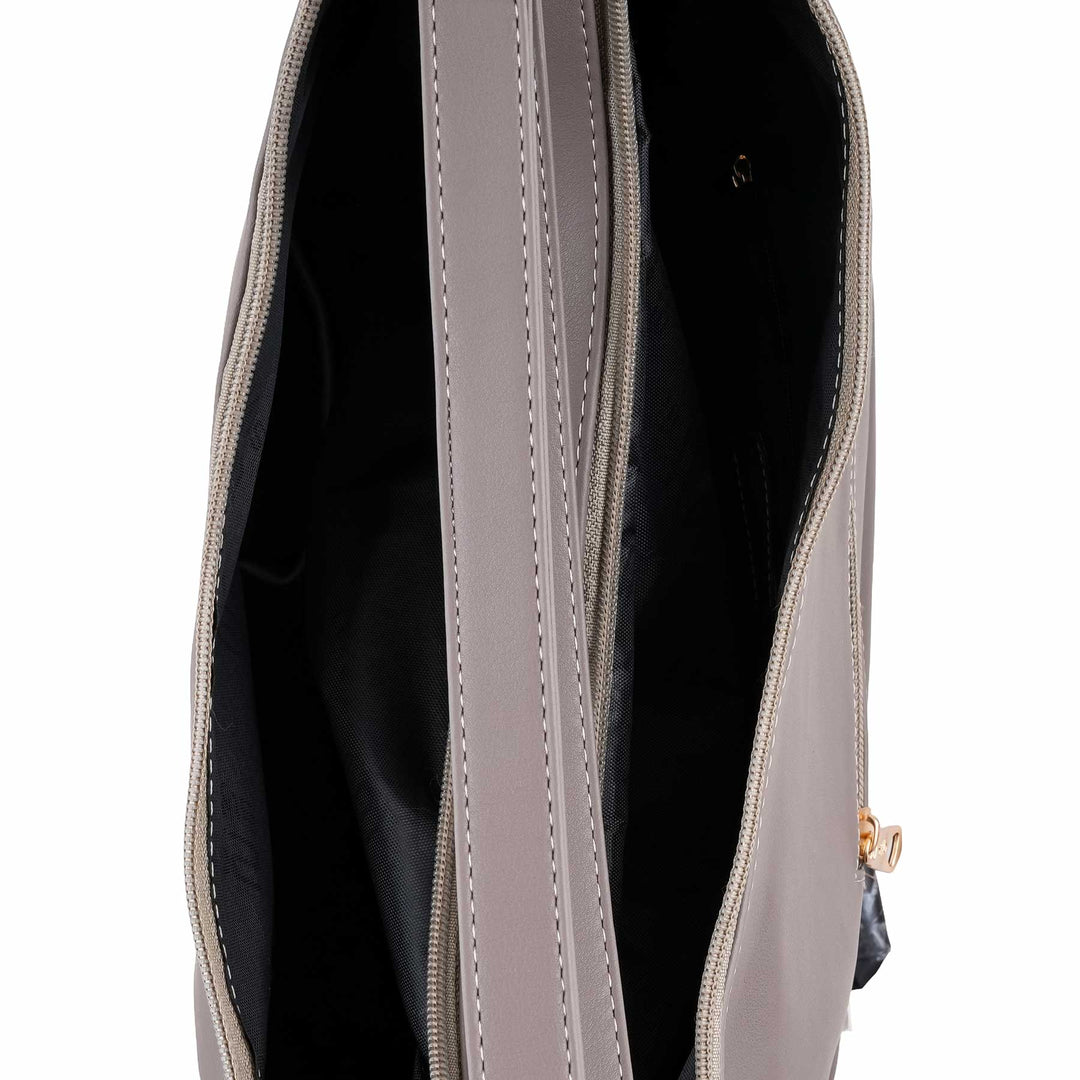 Coffee Formal Shoulder Bag For Ladies P55891