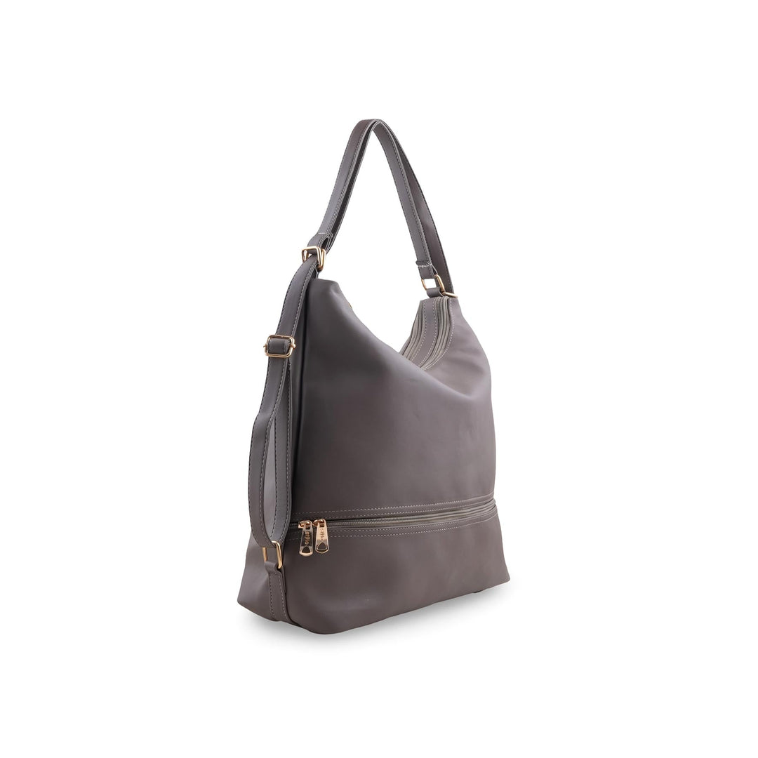 Coffee Formal Shoulder Bag For Ladies P55891