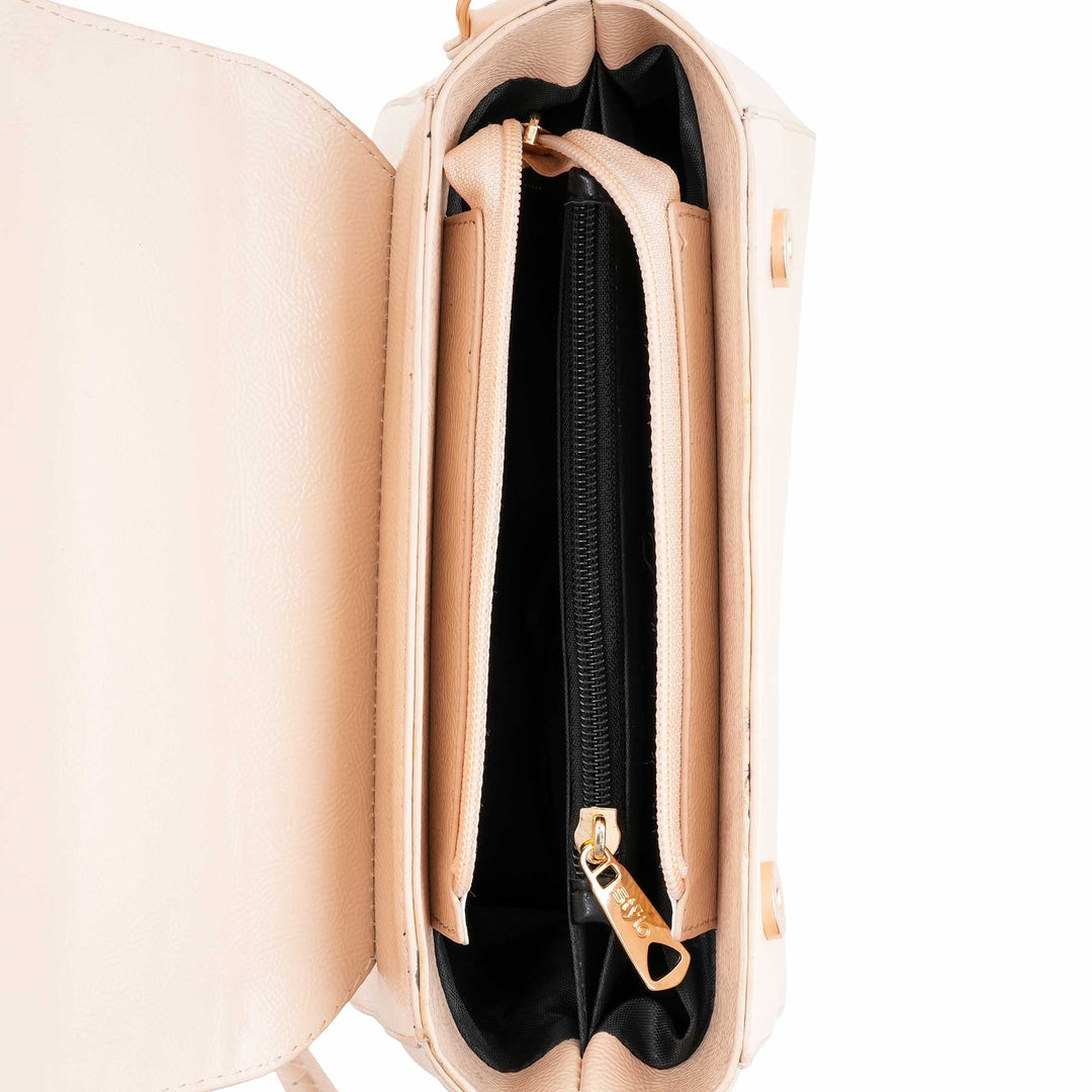 Cream Formal Hand Bag For Women P55893