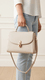 Beige Formal Hand Bag For Women P55894