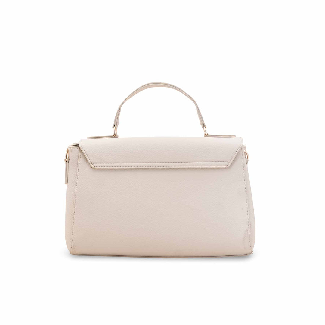 Beige Formal Hand Bag For Women P55894