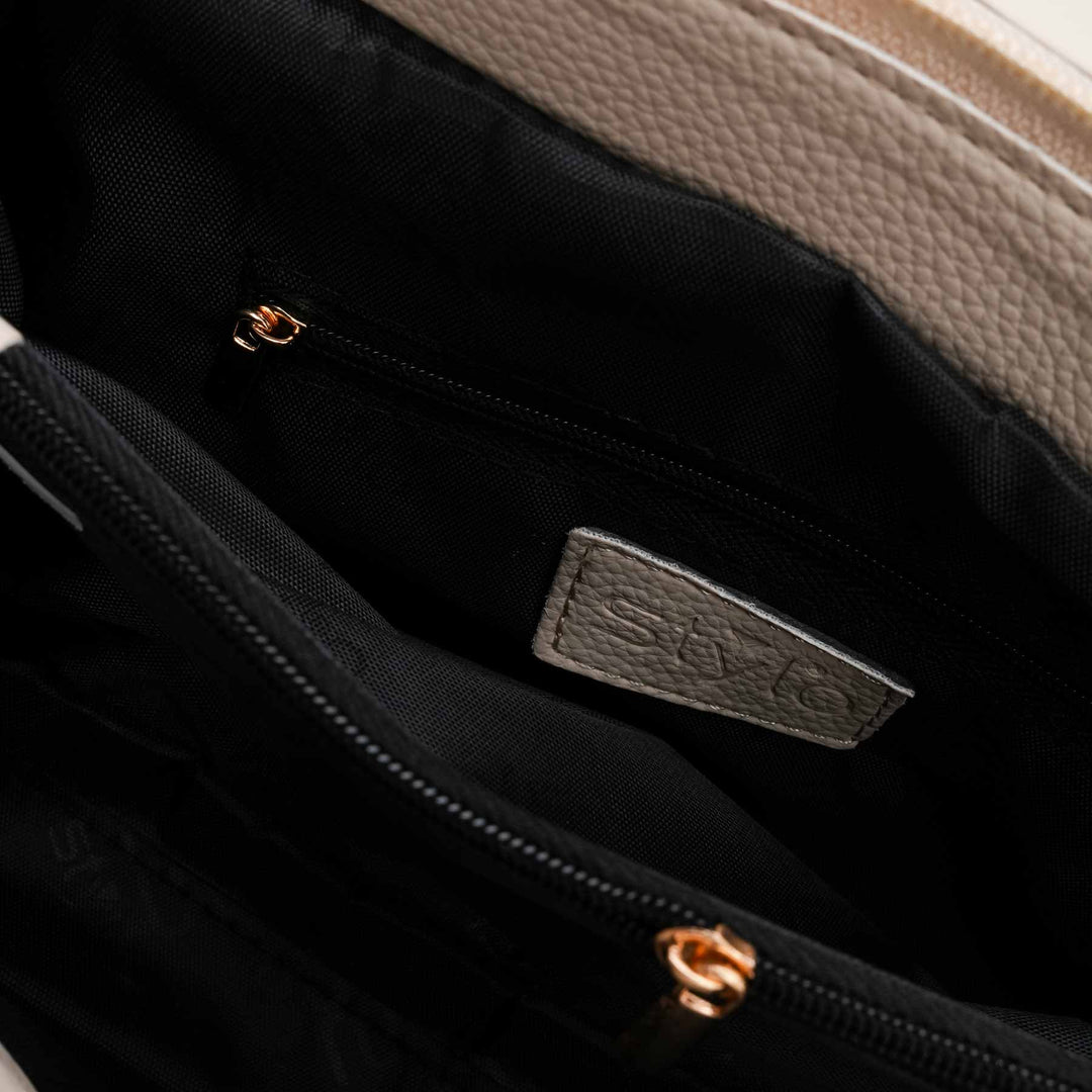 Beige Formal Hand Bag For Women P55894