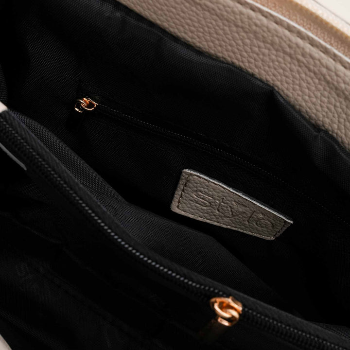 Beige Formal Hand Bag For Women P55894