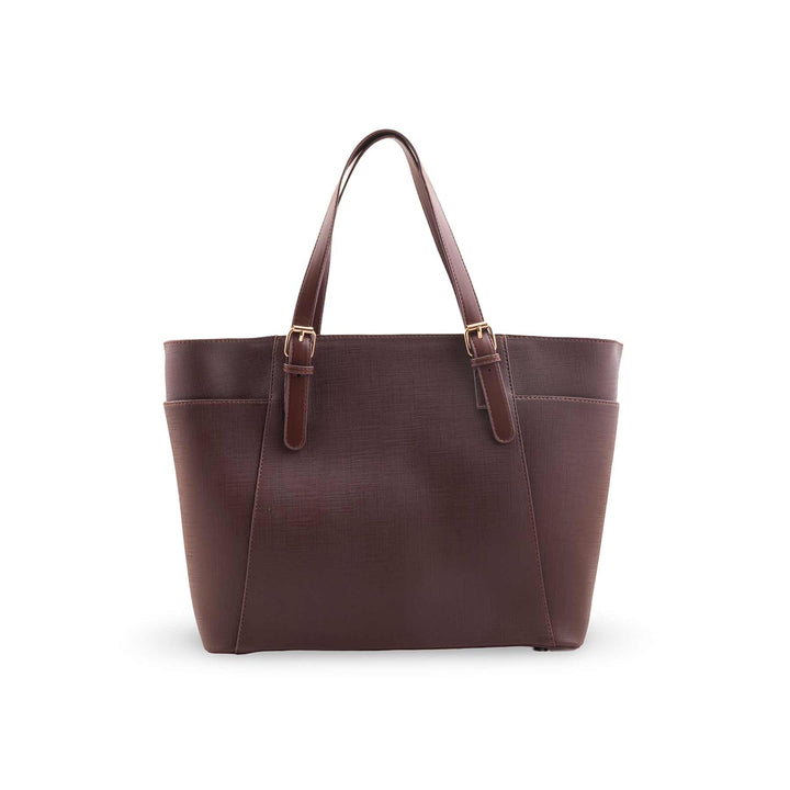 Brown Casual Shoulder Bag For Women P55897