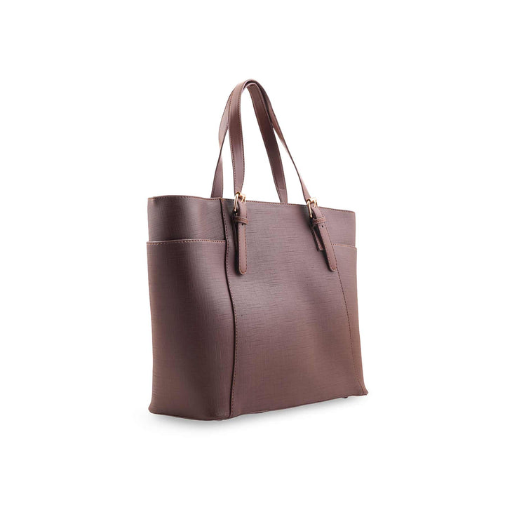 Brown Casual Shoulder Bag For Women P55897