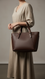 Brown Casual Shoulder Bag For Women P55897