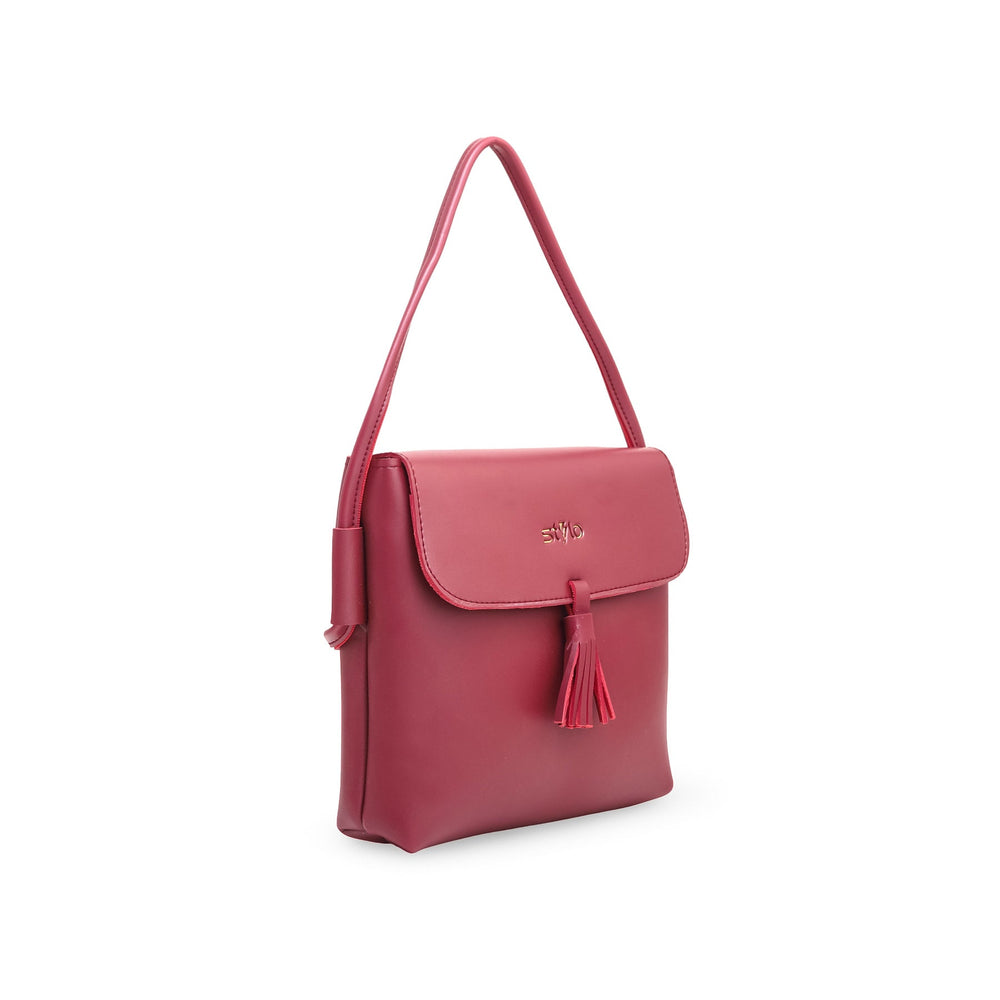 Maroon Formal Shoulder Bag P56018