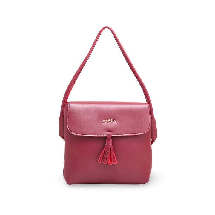 Maroon Formal Shoulder Bag P56018