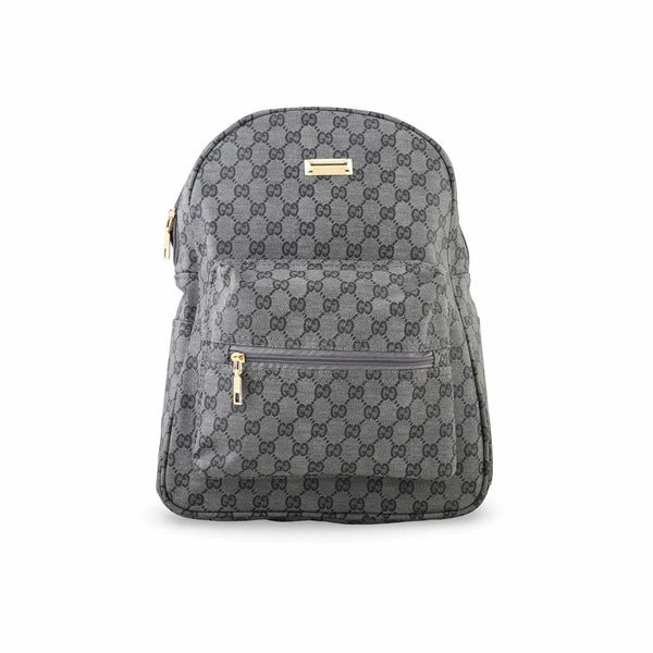 Grey Casual Back Pack P56080