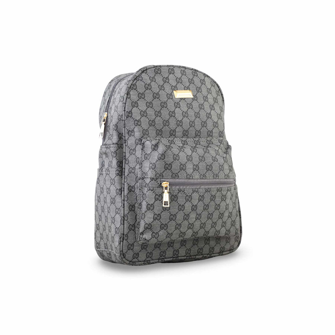 Grey Casual Back Pack P56080