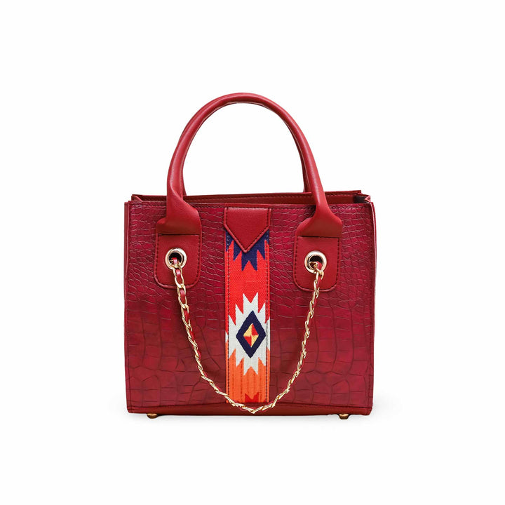 Maroon Formal Hand Bag P56085