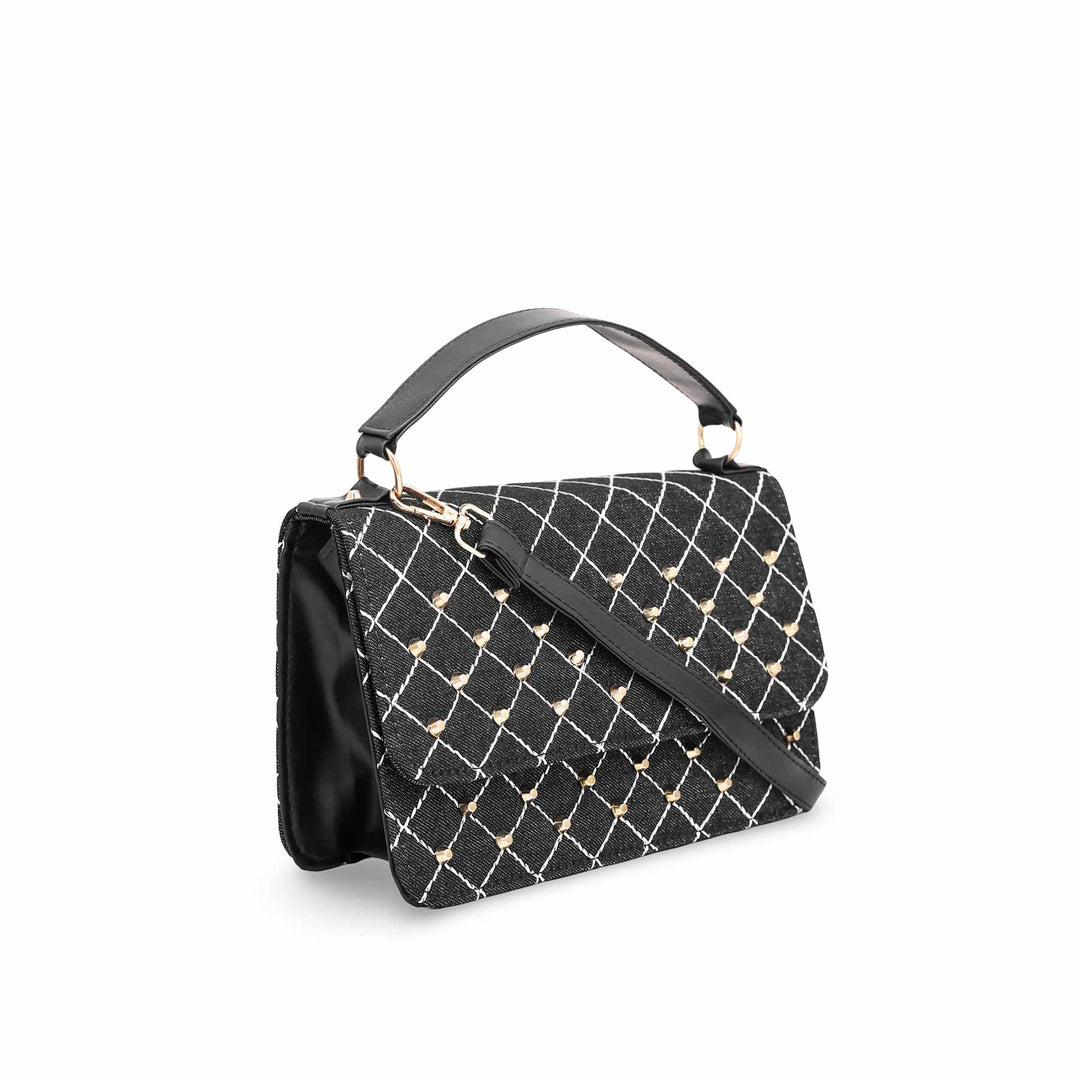 Black Formal Shoulder Bag P56092