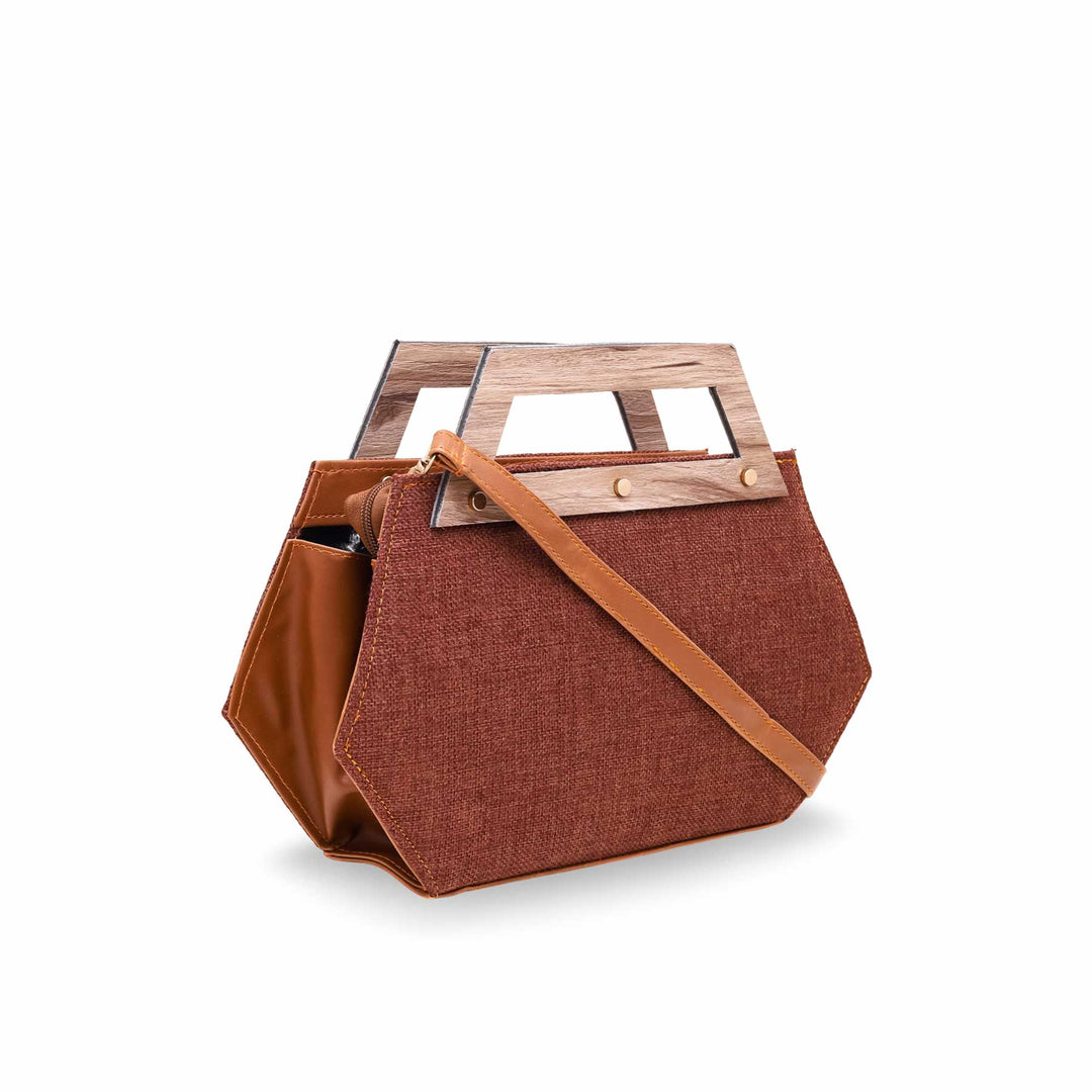 Brown Formal Shoulder Bag P56094