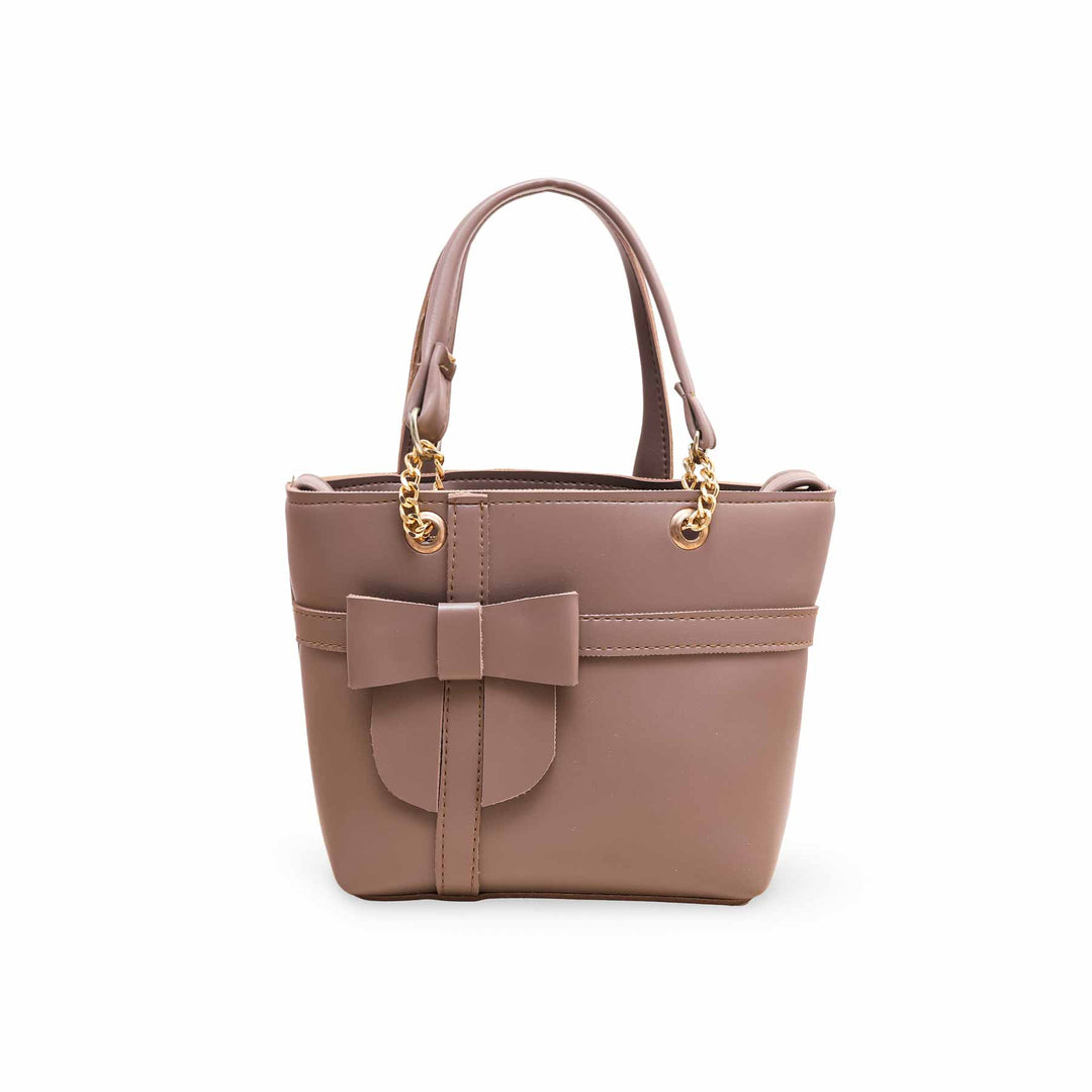 Beige Formal Shoulder Bag P56120