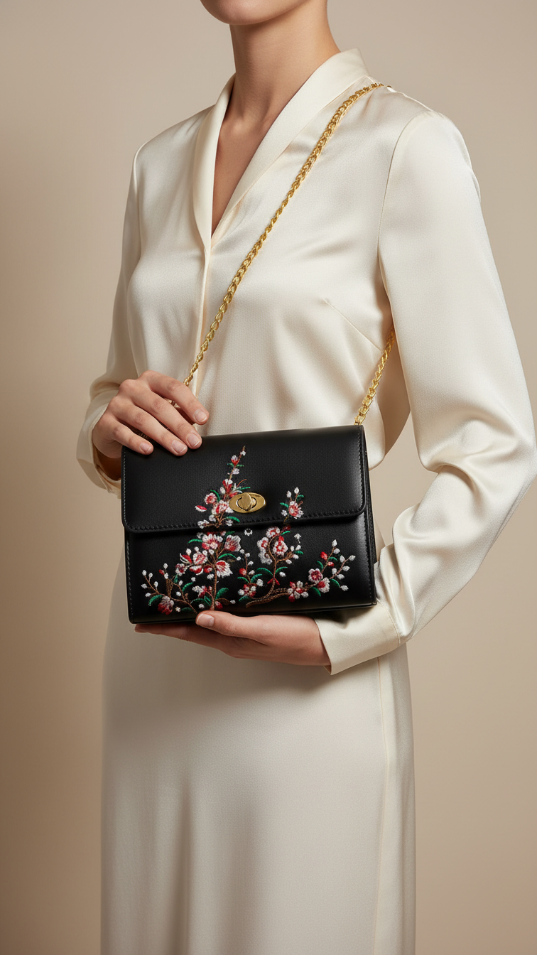 Black Casual Shoulder Bag P56202