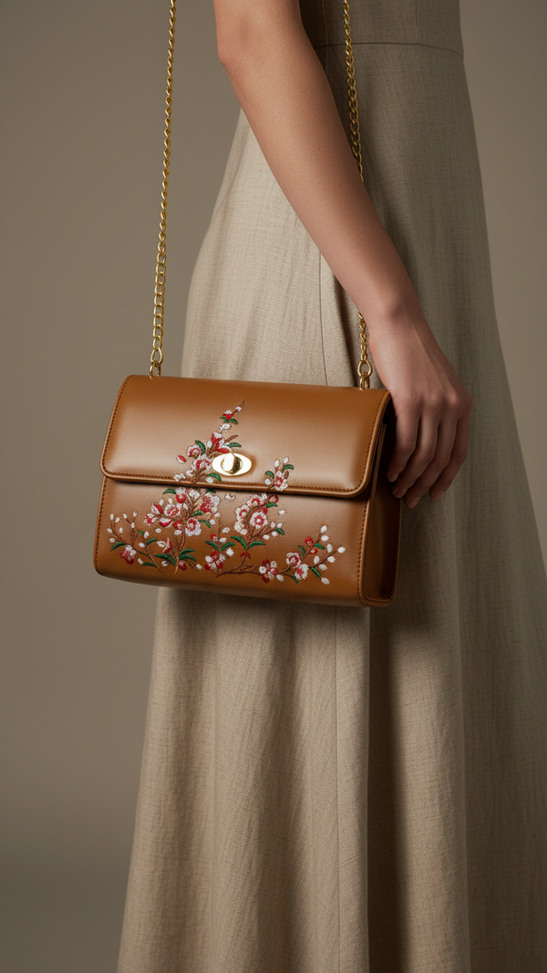 Brown Casual Shoulder Bag P56202