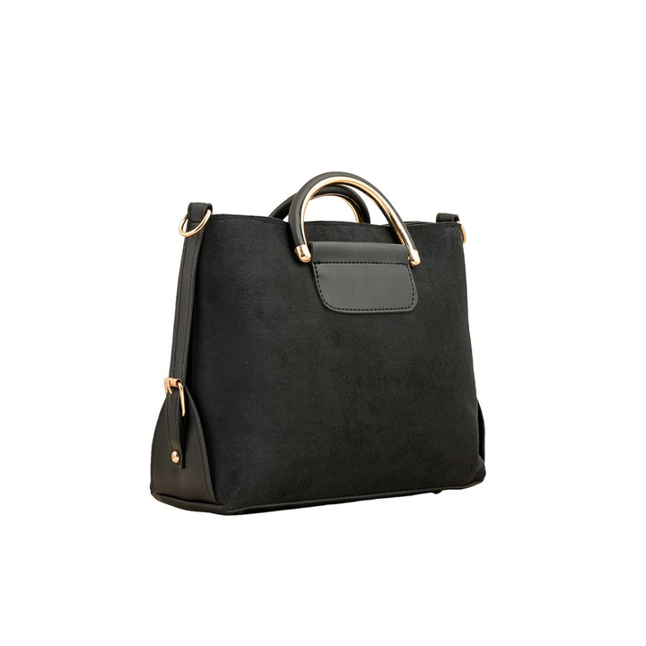 Black Casual Hand Bag P56211