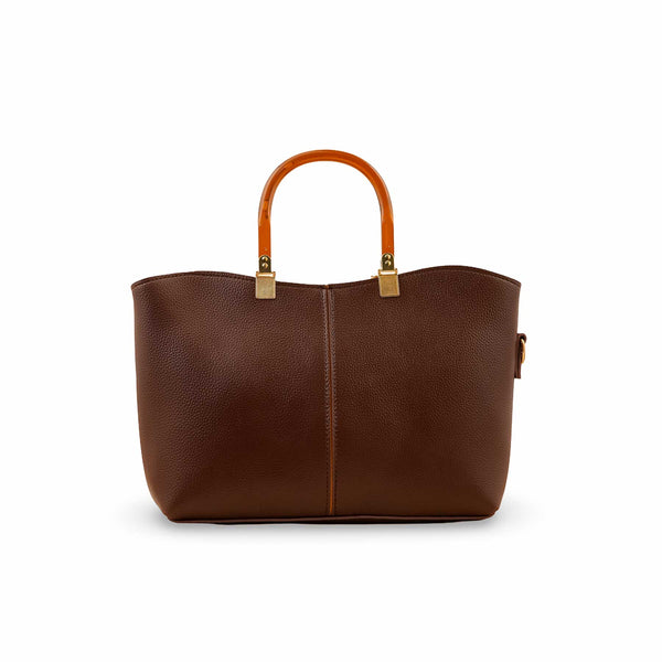 Brown Casual Hand Bag P56212