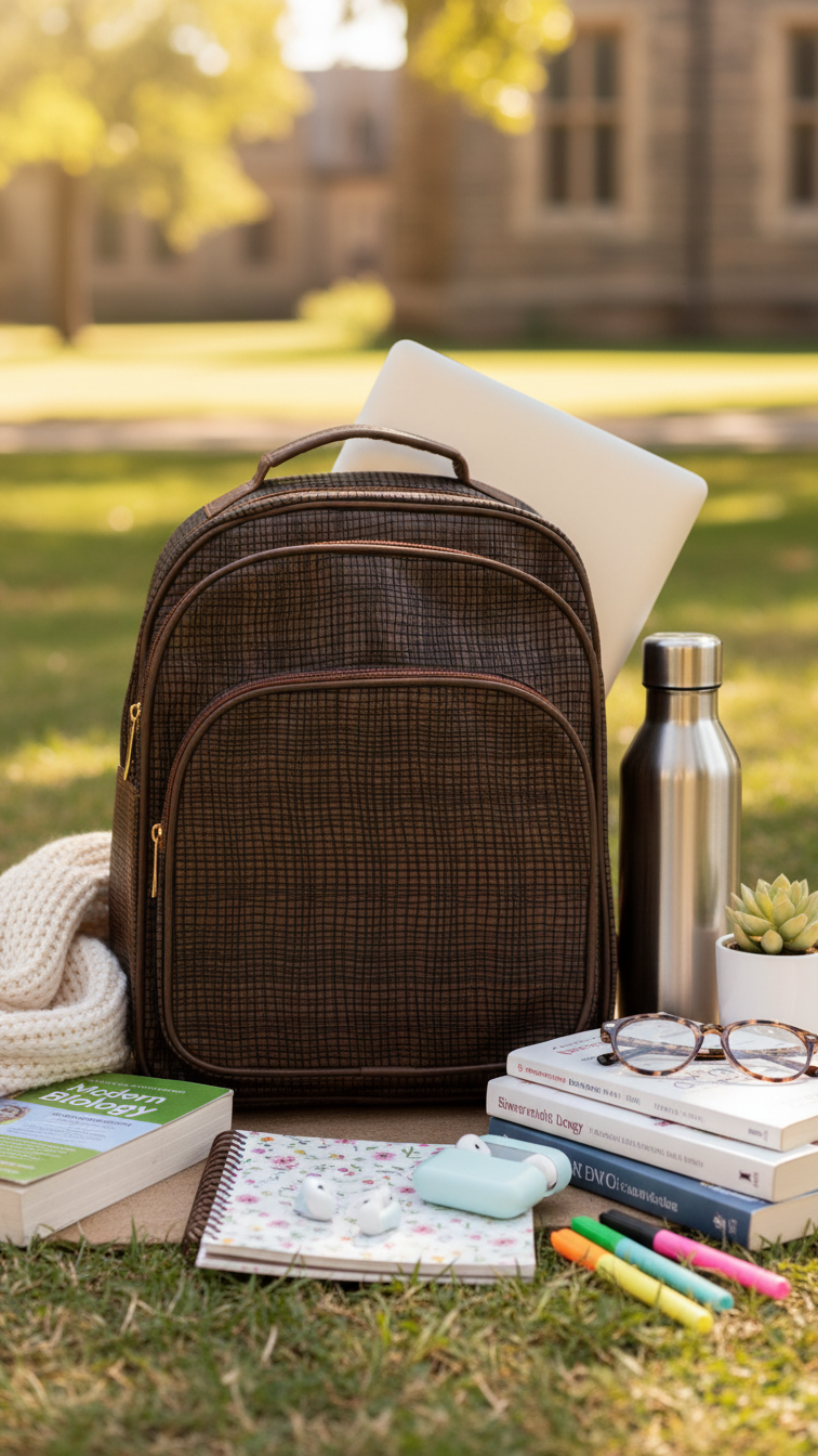 Brown Casual Back Pack P56214