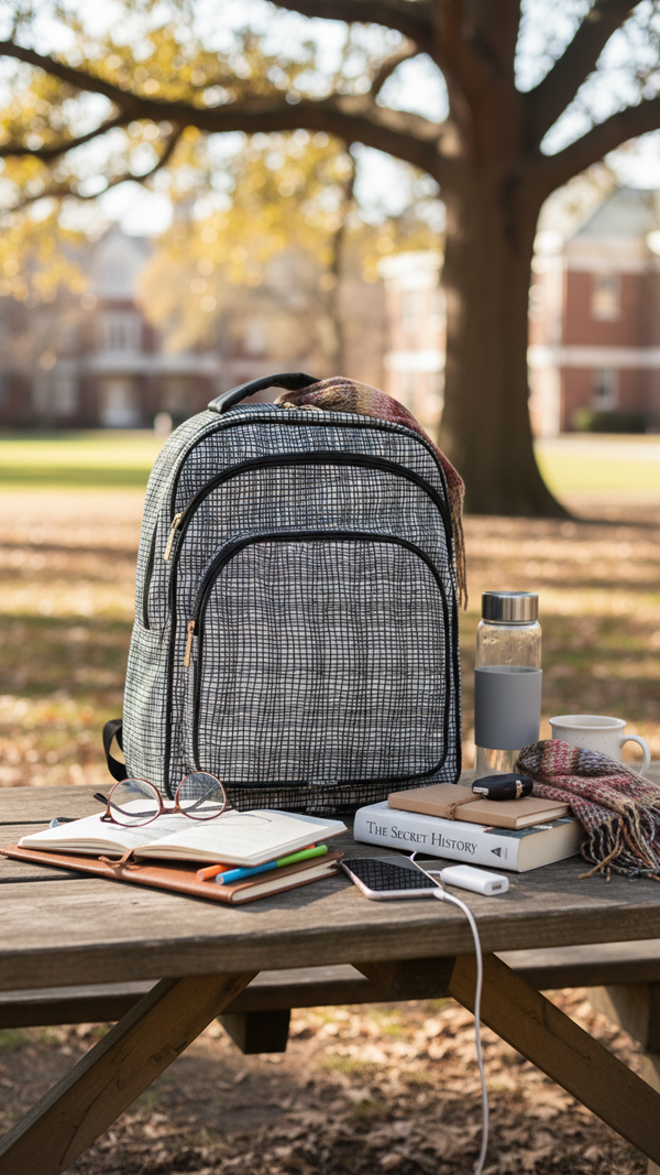 Blkwht Casual Backpack P56214