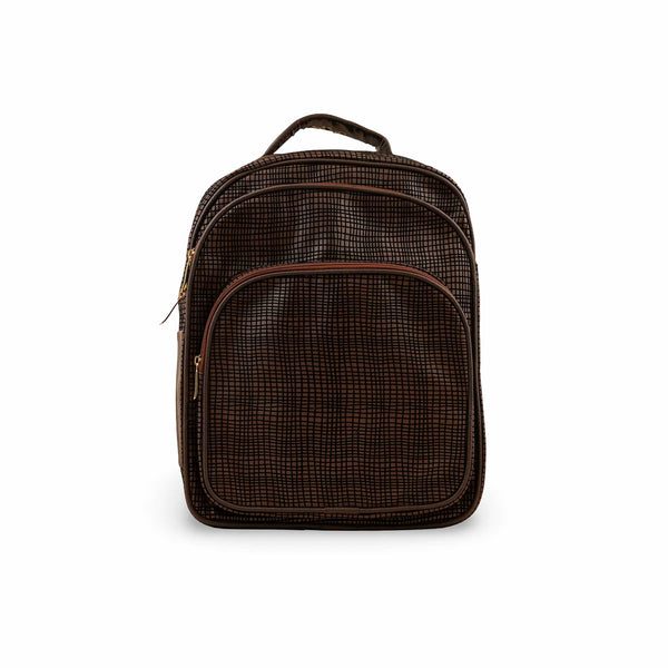 Brown Casual Back Pack P56214