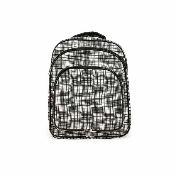 Blkwht Casual Backpack P56214