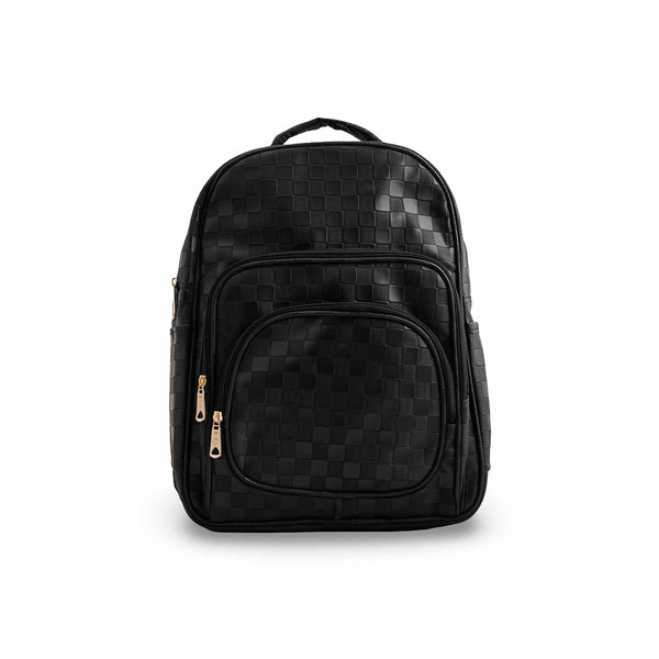 Black Casual Backpack P56215