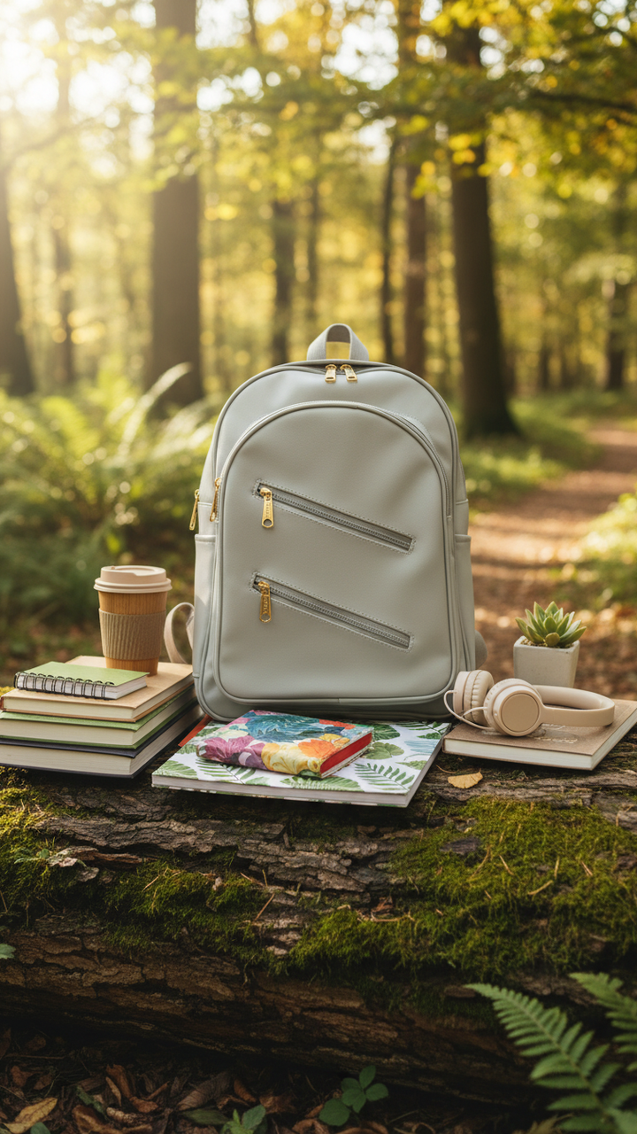 Grey Casual Backpack P56217