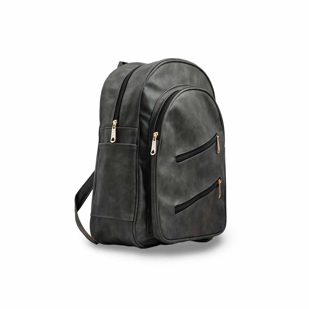 Black Casual Backpack P56217
