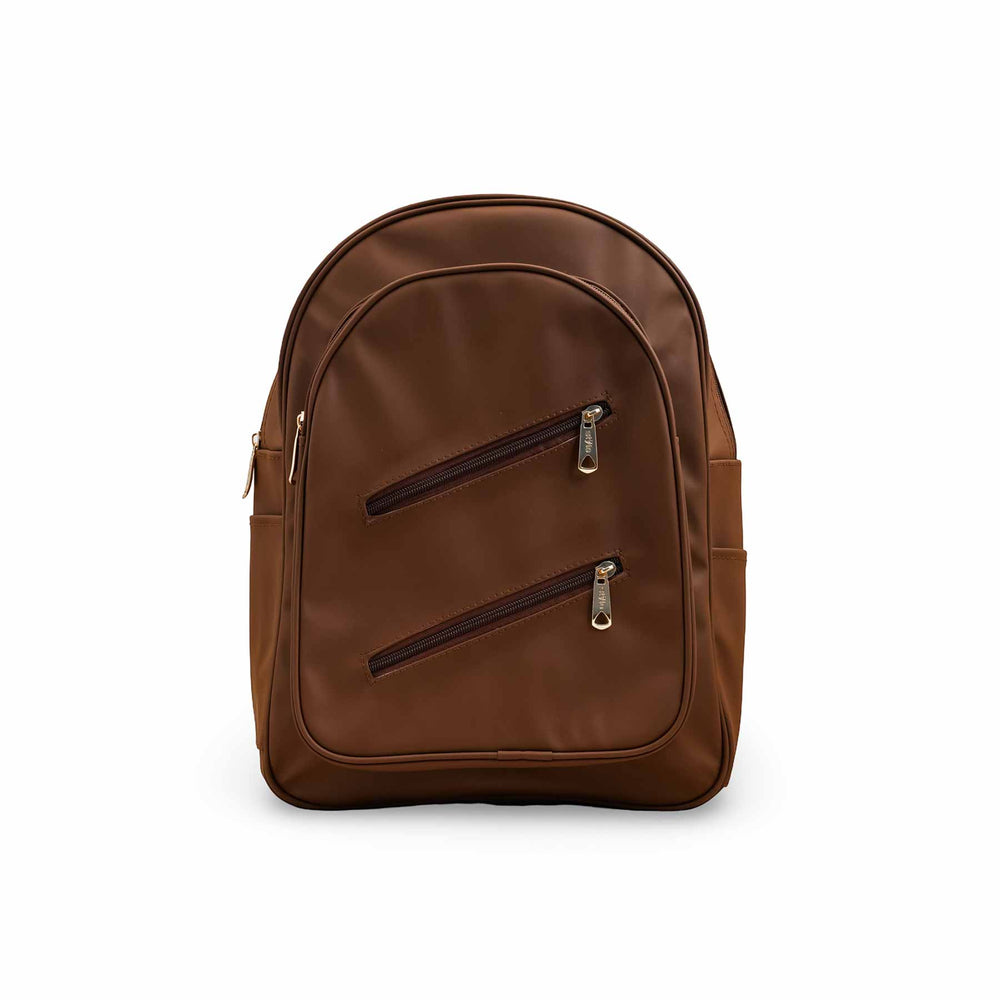 Brown Casual Backpack P56217