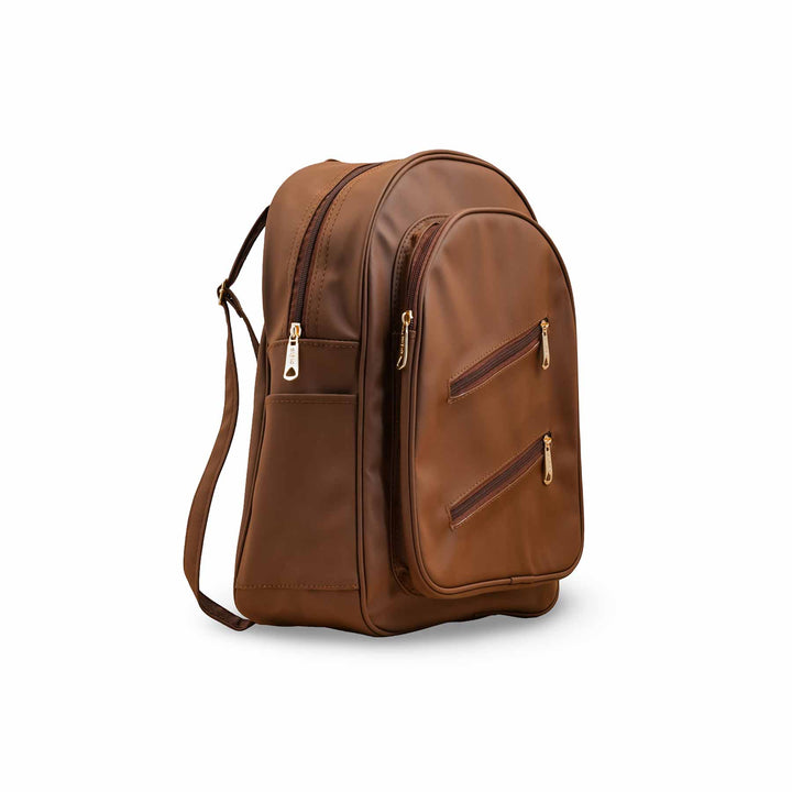 Brown Casual Backpack P56217