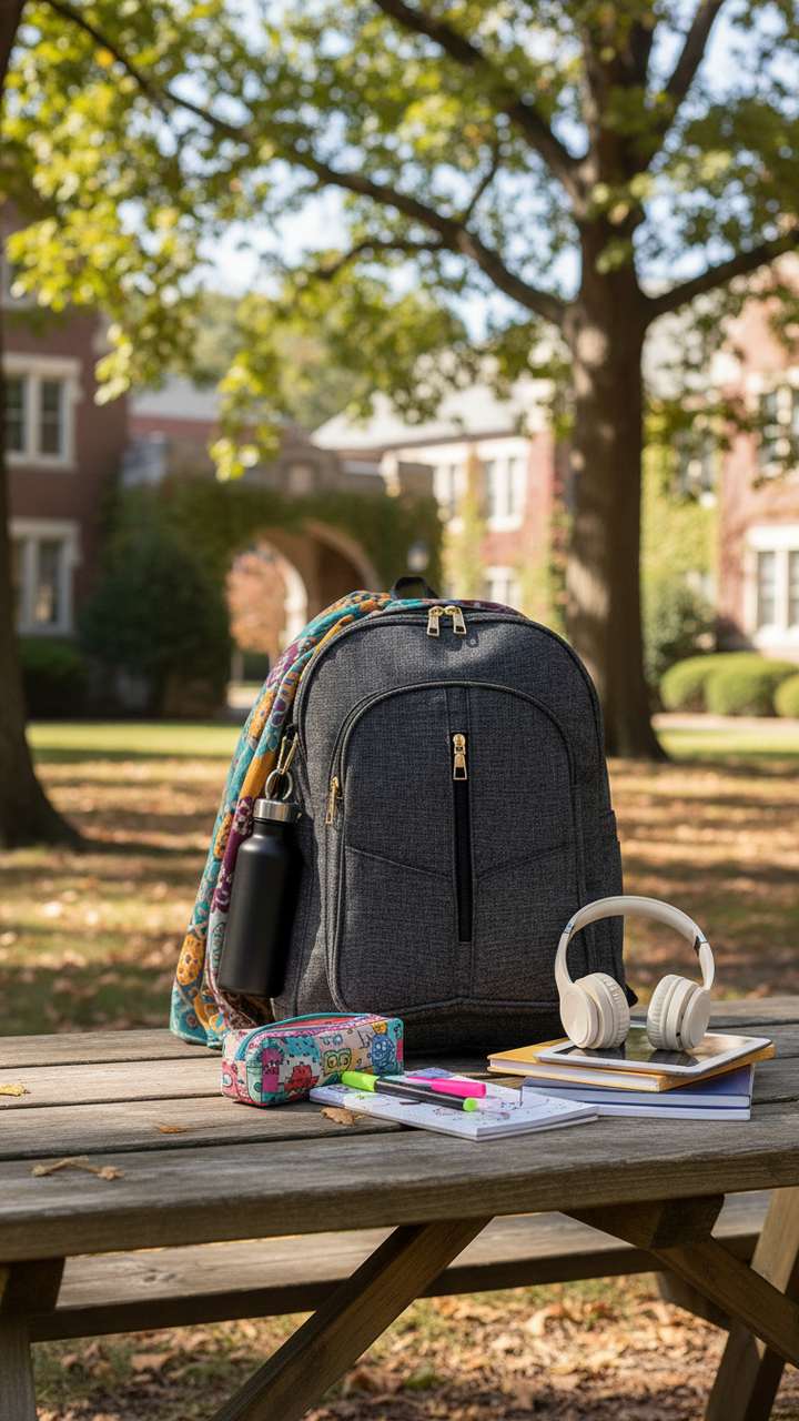 Black Casual Back Pack For Women P56218