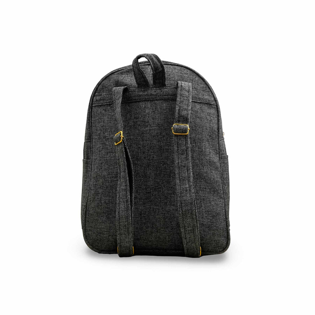 Black Casual Back Pack For Women P56218
