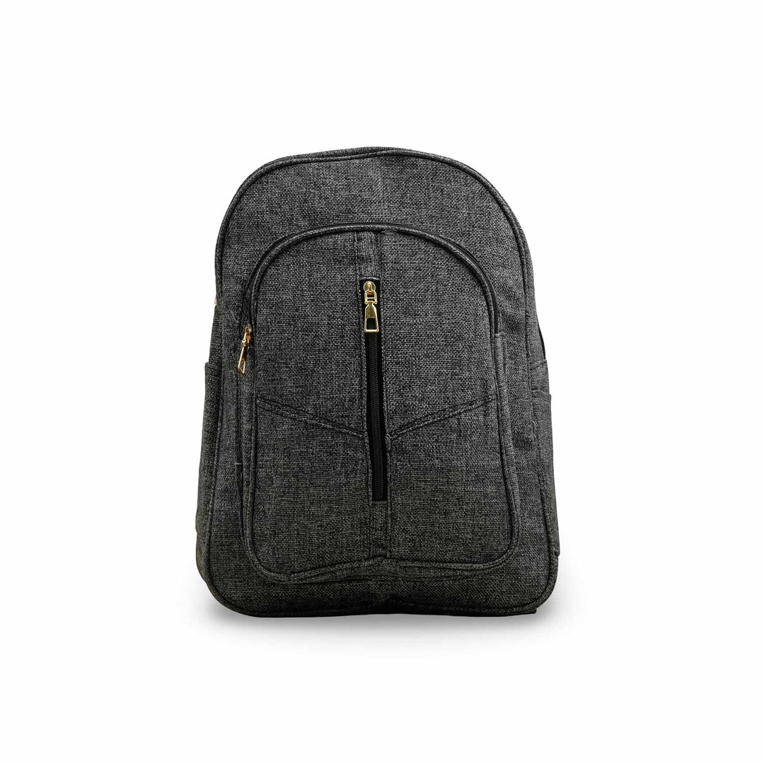Black Casual Back Pack For Women P56218