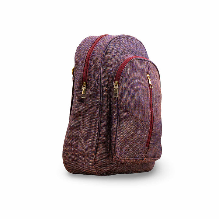 Maroon Casual Back Pack For Women P56218