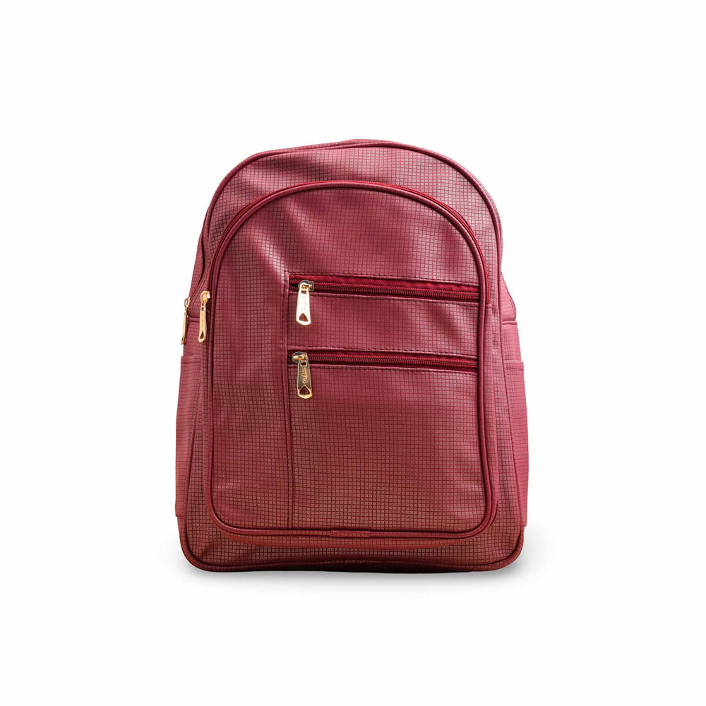 Maroon Casual Backpack P56219