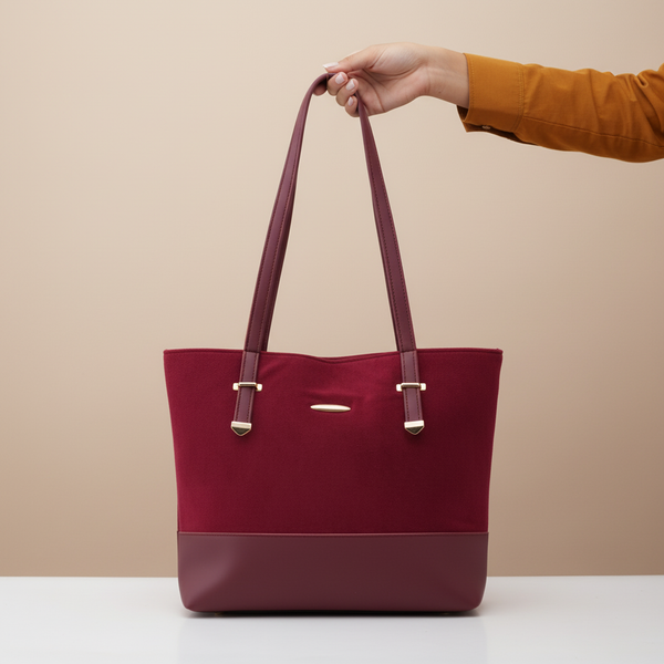 Maroon Casual Shoulder Bag For Women P56229