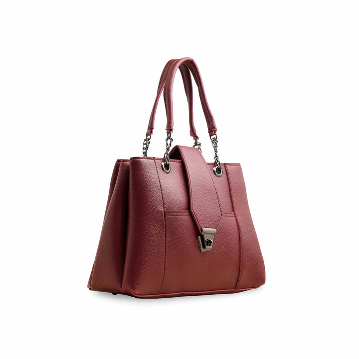 Maroon Casual Hand Bag P56241