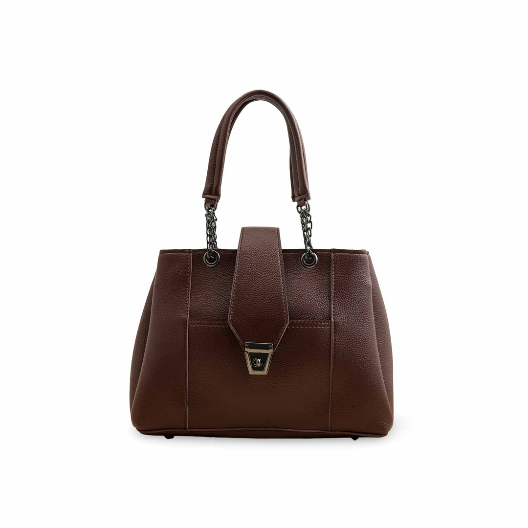 Coffee Casual Hand Bag P56241