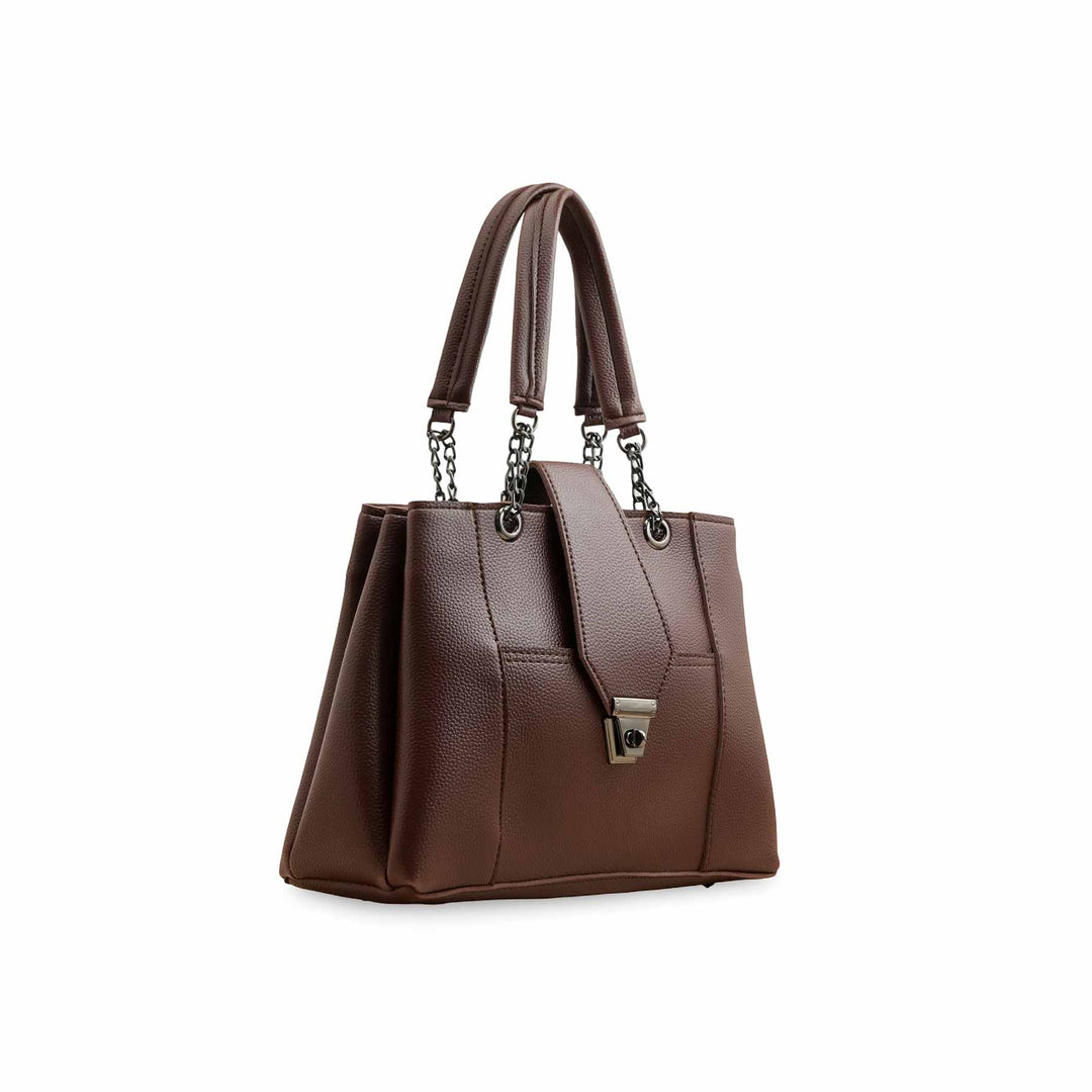 Coffee Casual Hand Bag P56241