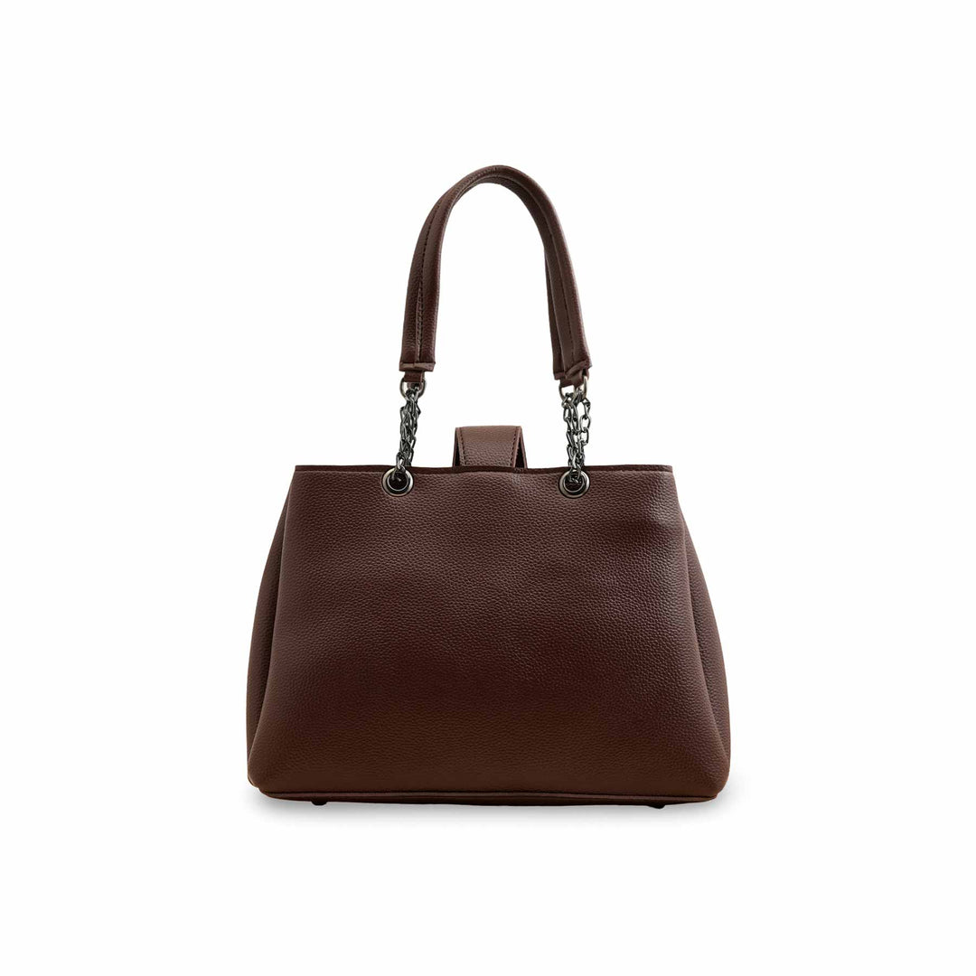 Coffee Casual Hand Bag P56241