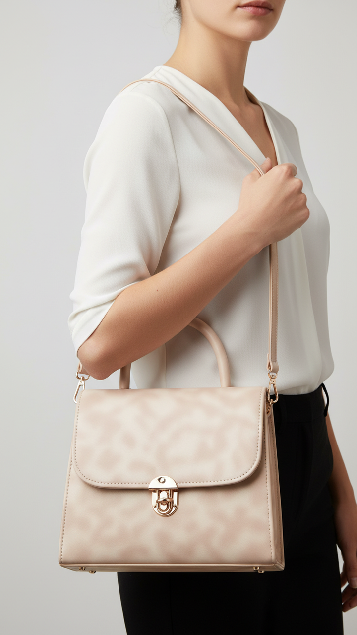 Fawn Formal Hand Bag For Women P56242