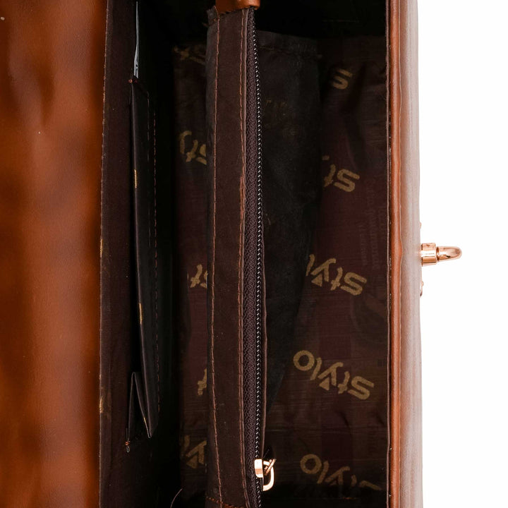 Brown Formal Hand Bag For Women P56242
