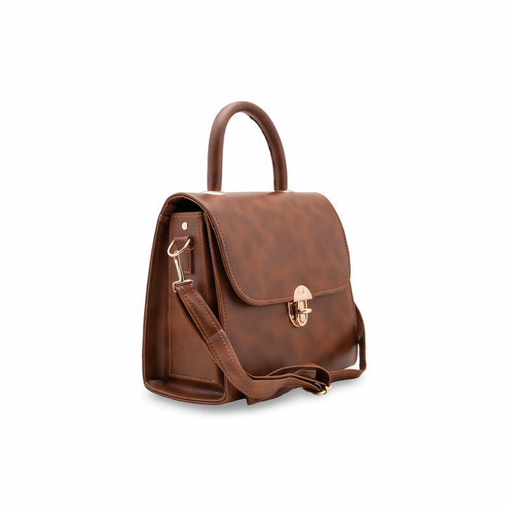 Brown Formal Hand Bag For Women P56242