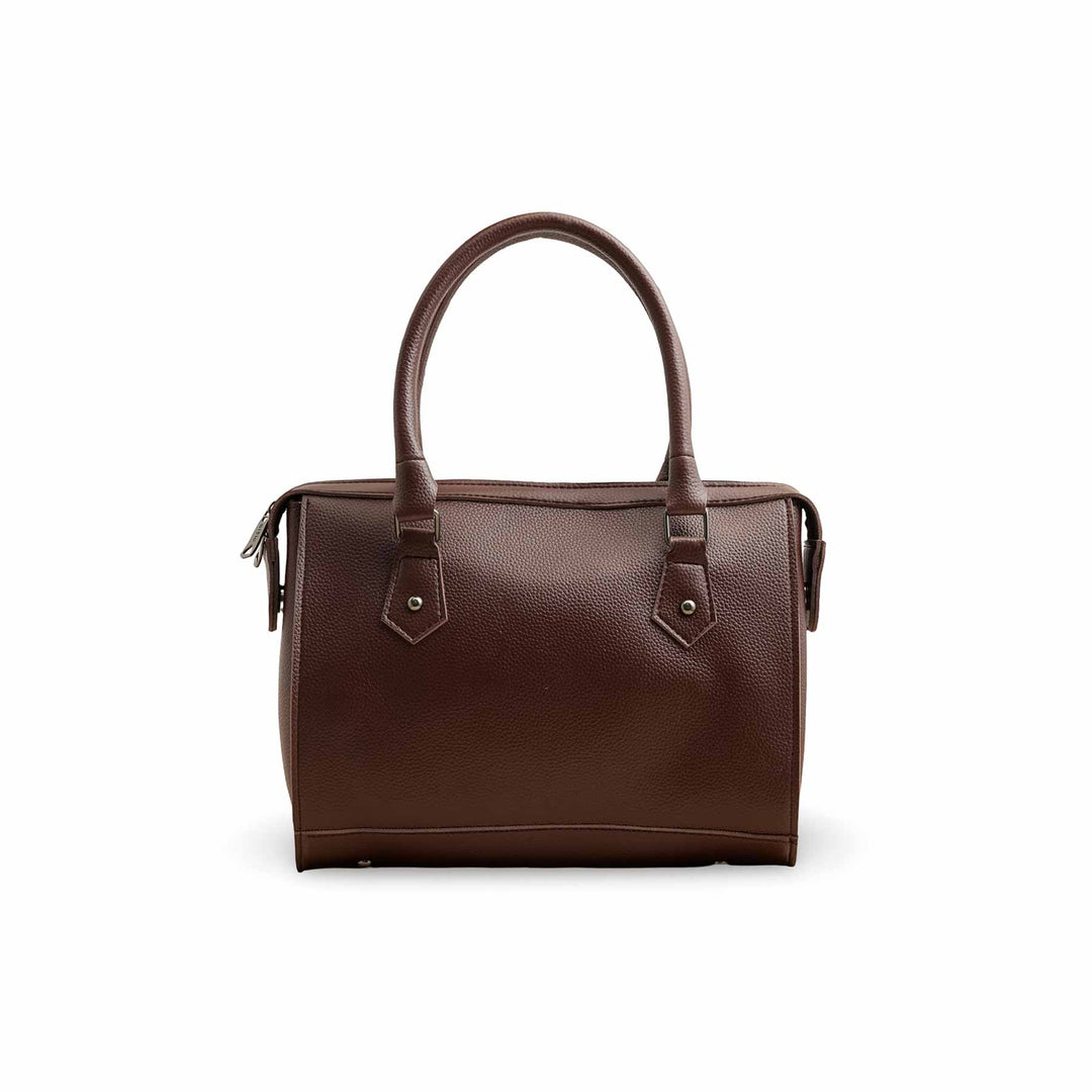Coffee Formal Hand Bag P56243