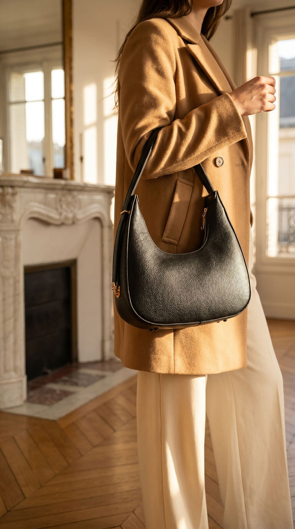 Black Formal Shoulder Bag For Ladies P56244