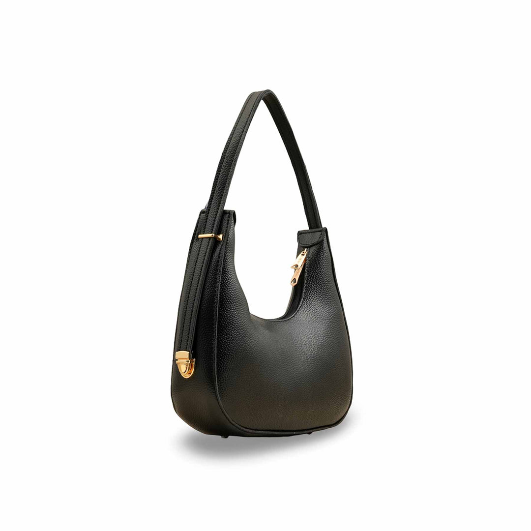 Black Formal Shoulder Bag For Ladies P56244